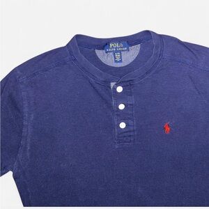 Polo Ralph Lauren Blue Henley Shirt